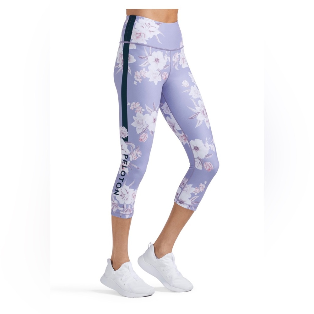 Peloton Wild Flower High Rise Capri Leggings
